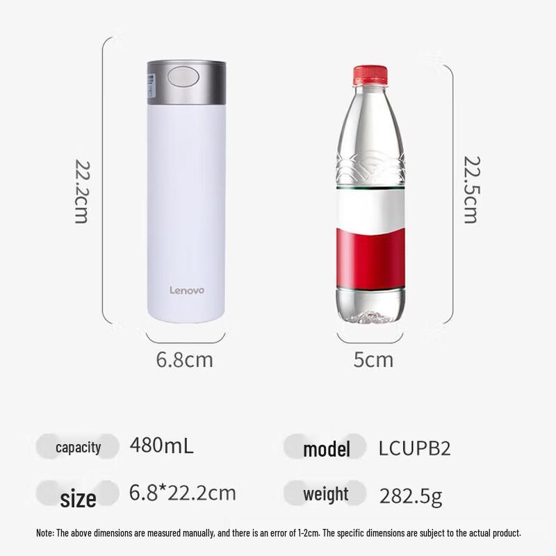 Lenovo Stainless Steel Insulated Thermos Bottle