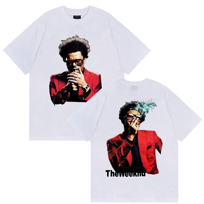 Pop Singer The Weeknd Xo New Album Tour T Shirts Unisexs Women Fashion Gothic Hip Hop Short Sleeve Cotton Tshirts Streetwear