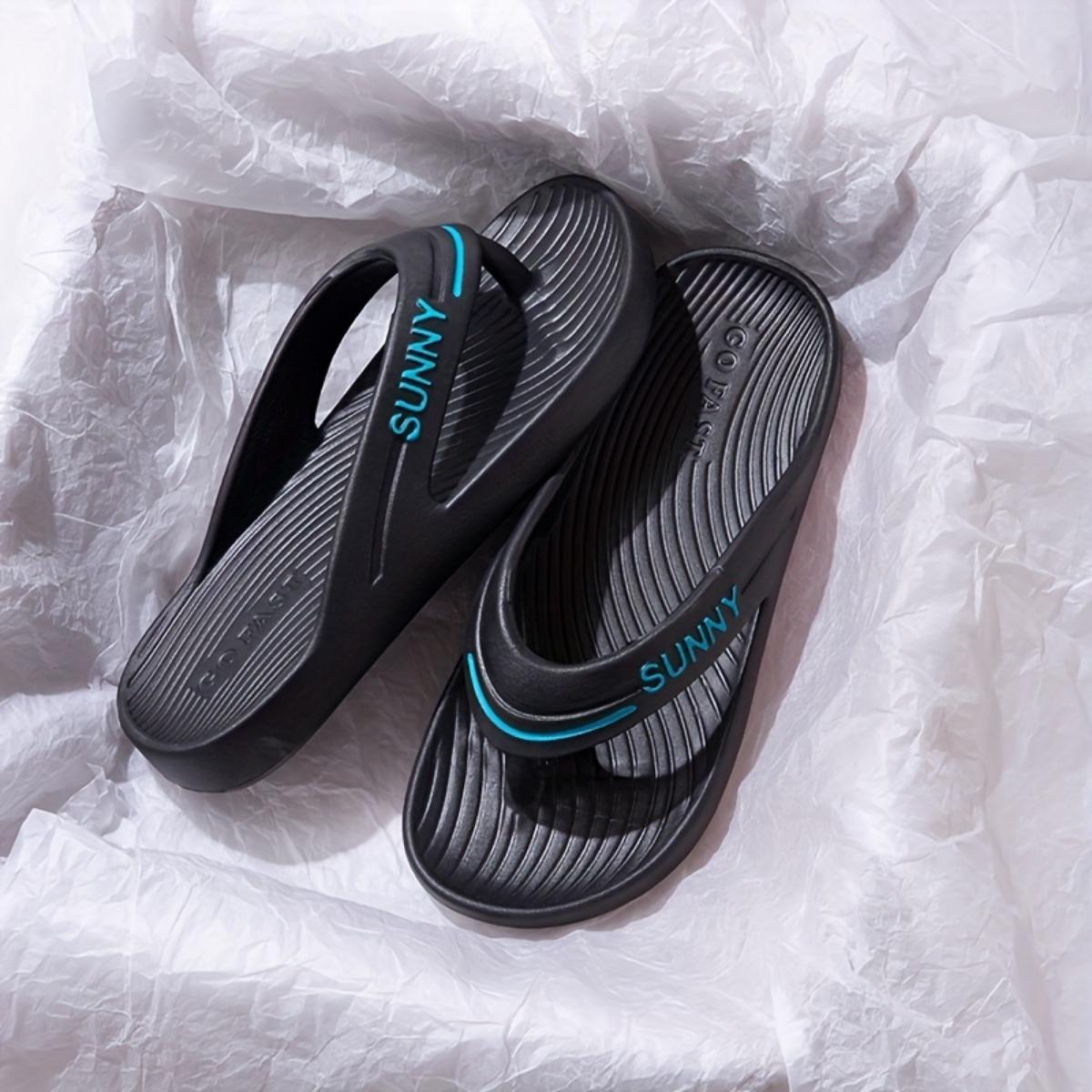 

Простые тапочки для отдыха для мужчин и женщин, для дома, ванной, ванной, нескользящие, с толстой подошвой, против запаха, для пары, для ношения на улице, крутые шлепанцы 44-45 чёрный