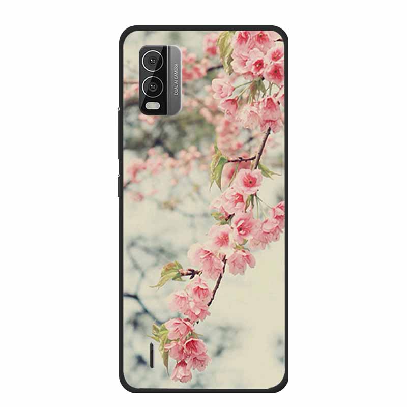 For Nokia C110 C210 C300 Case Soft black Silicone Bumper TPU Phone Wolf Cat Flower CaseS For C110 210 300 Shock proof Bumper TPU