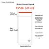 In-Stock Self-Adhesive Transparent OPP Strip Bag for Clothing, Accessories, and Jewelry Packaging
