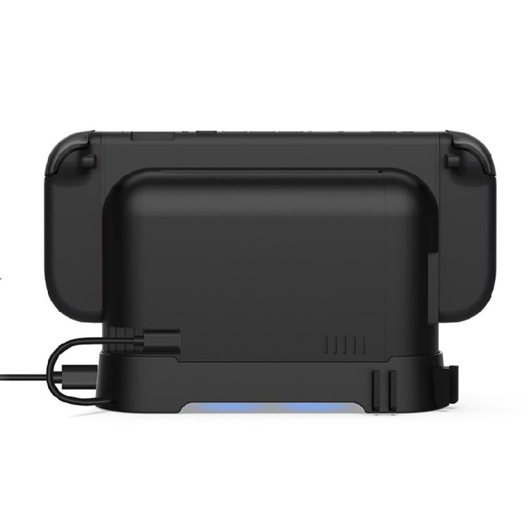 Kühlventilator mit LED-Licht für NS 2 Spiel Einstellbarer Effizienter Kühlventilator mit Ladeanschluss Wärmeableitung Kühler