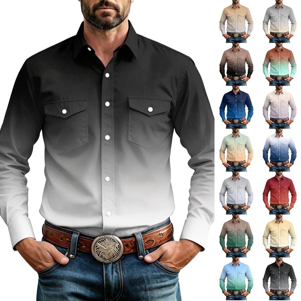 Men's Basic Long Sleeve Cardigan with Double Pockets for Casual Daily Wear
