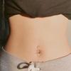Gaibei Trendy Moon & Heart Navel Ring Jewelry