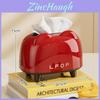 Modern Minimalist Plastic Tissue Box With Logo For Living Room And Bedroom Decor