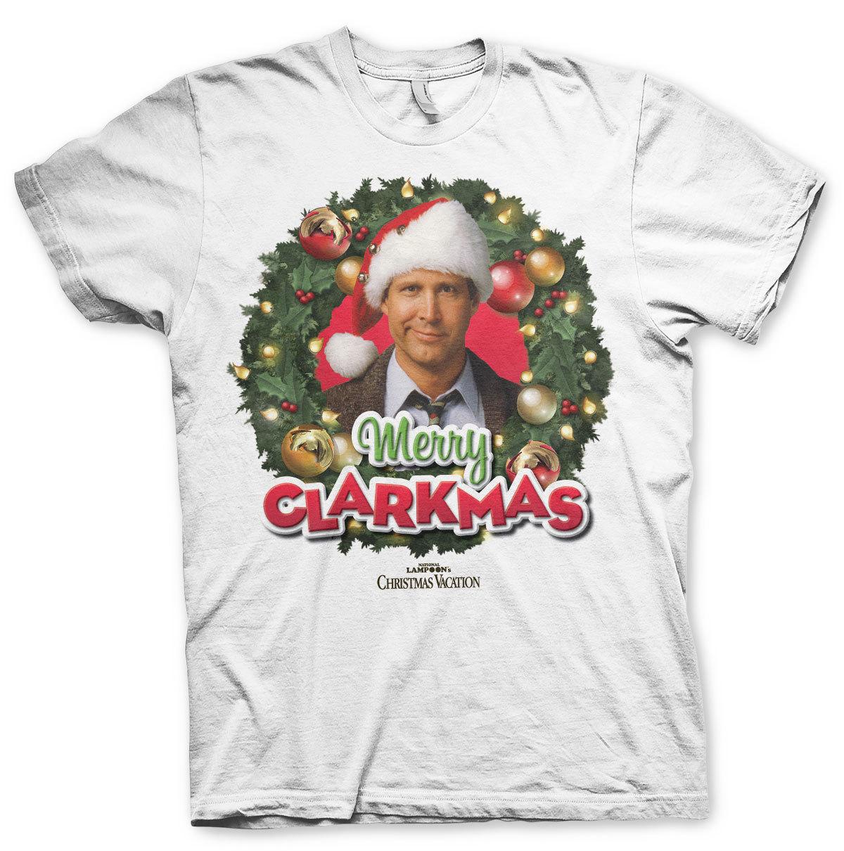 Officially Licensed National Lampoon s Merry Clarkmas Men s T-Shirt S-XXL Sizes S