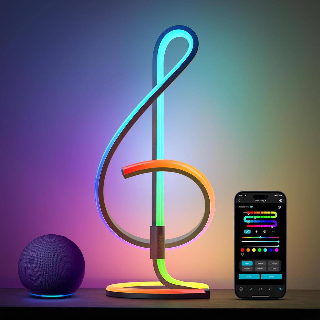 Lepro TB2 AI Desk Light LED Table Light Smart Light Million Lighting Table Lamp Room Light Interior Indirect Lighting Stylish Atmosphere Light Mood