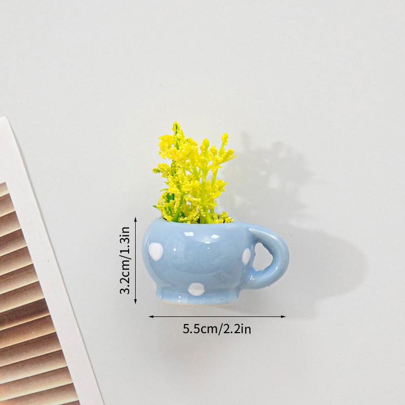 Vase Shape Refrigerator Magnets 3D Mini Magnets for Fridge Cute Fridge Magnet for Home Decoration Gift for Guests Housewarming