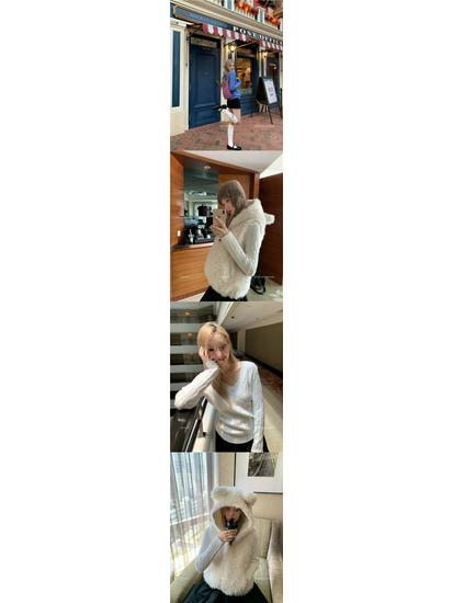 Belgian Chimes Blue V-Neck Cable Knit Sweater – Women's Autumn Long Sleeve Knitwear