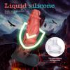 Muscle God's New Anal Plug Shaped Silicone Dildo Soft Mixed Color Female Simulation Masturbator
