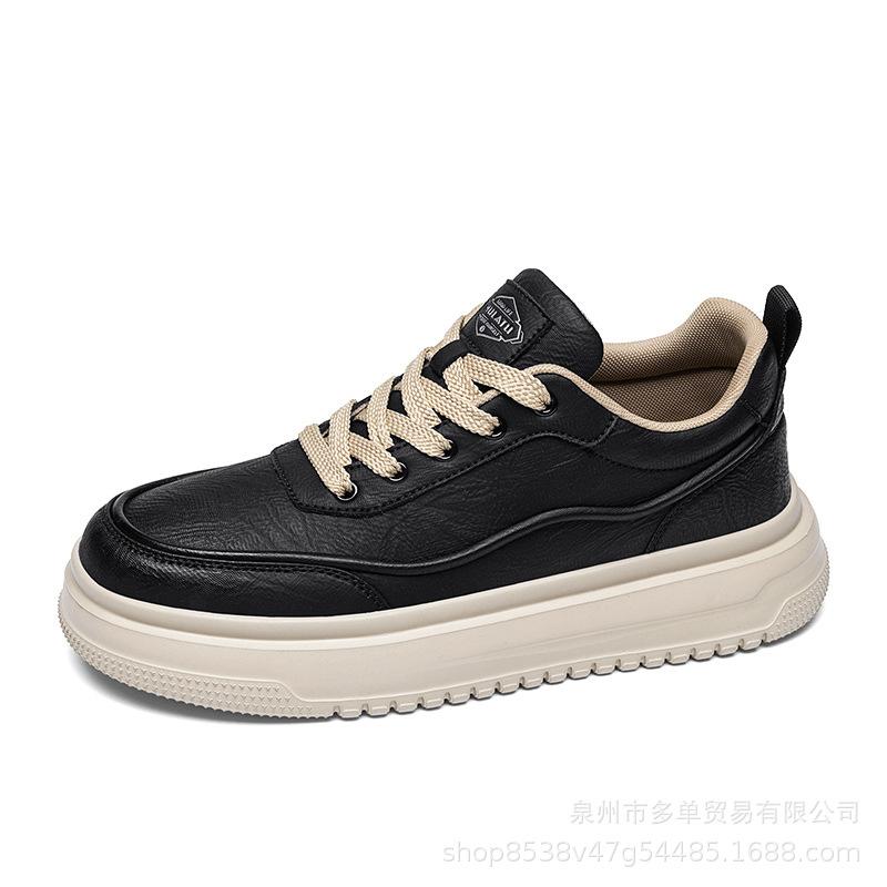 Retro new autumn breathable and lightweight sports and leisure board shoes thick-soled high-tide shoes