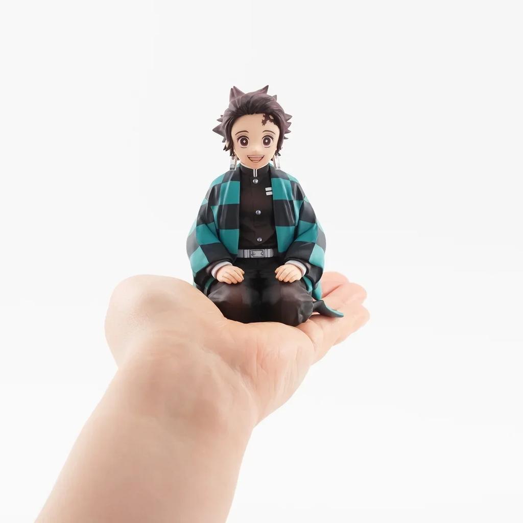 Anime  Kimetsu No Yaiba Kamado Tanjirou Kamado Nezuko Figure PVC Statue Car Accessories Desktop Decoration Doll Gift
