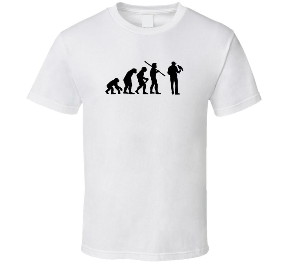 The Evolution Of Falconry Fun Sports T Shirt Mens Womens Tees Top L
