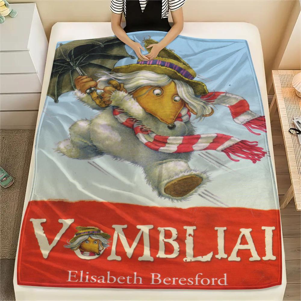 

1PC The Wombles Print Flannel Blanket, High quality Comfortable for All Seasons, Home Decor, Warmth and Comfort, Perfect for Christmas Gifts218 130cm x 150cm
