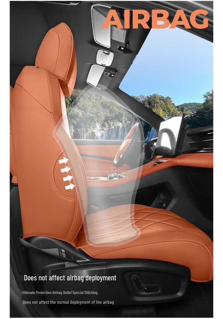 Geely Boyue 2026 Seat Cover: Full Coverage, Perforated, Breathable, All-Season Cushion.