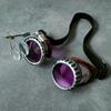 Uppgraderade Steampunk-glasögon Svetsning Goth Cosplay Vintage Glasögon Rustika RaveFest Maskeradkostym för Kvinnor Män Gåva