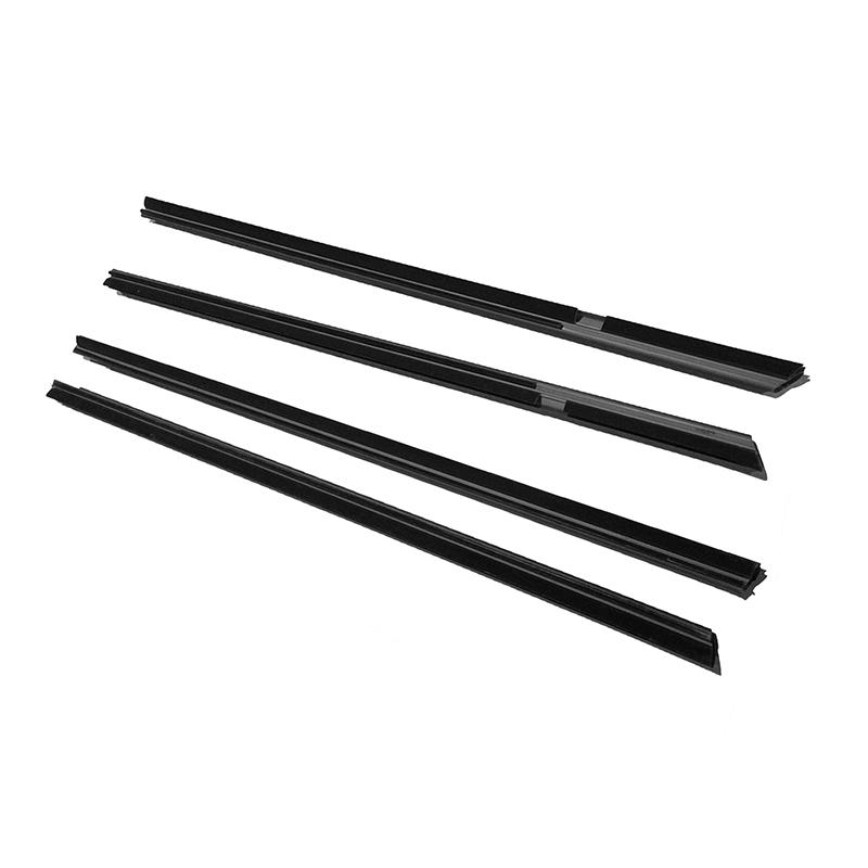 4 Stück Auto-Fensterglas-Gummidichtungsstreifen für Honda Insight 2010 2011 2012 2013 2014 72450TM8013 Wasserdichte Dichtung Wetterstreifen