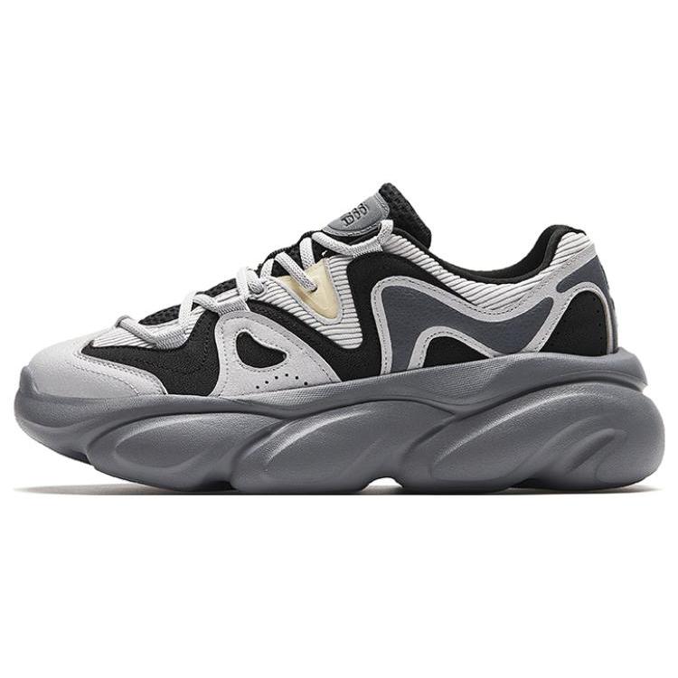 

New Anta Meowth Shoes Wear Resistant Low Top Casual Shoes Women s Black Gray 122348886-1 39