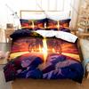 The Summer Hikaru Died BL Manga Duvet Cover Set 1 Duvet Cover + 2 Pillowcases Mysterious Youth Comic Bed Linens Gift