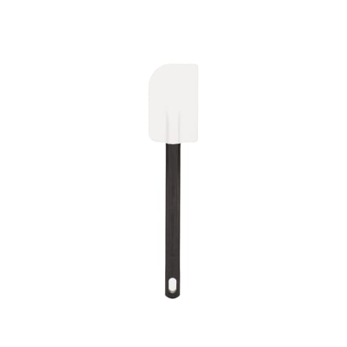 MATFER Heat-Resistant Spatula 113724, Silicone Rubber Spatula with Exoglass Handle, Made in France, BSP5901