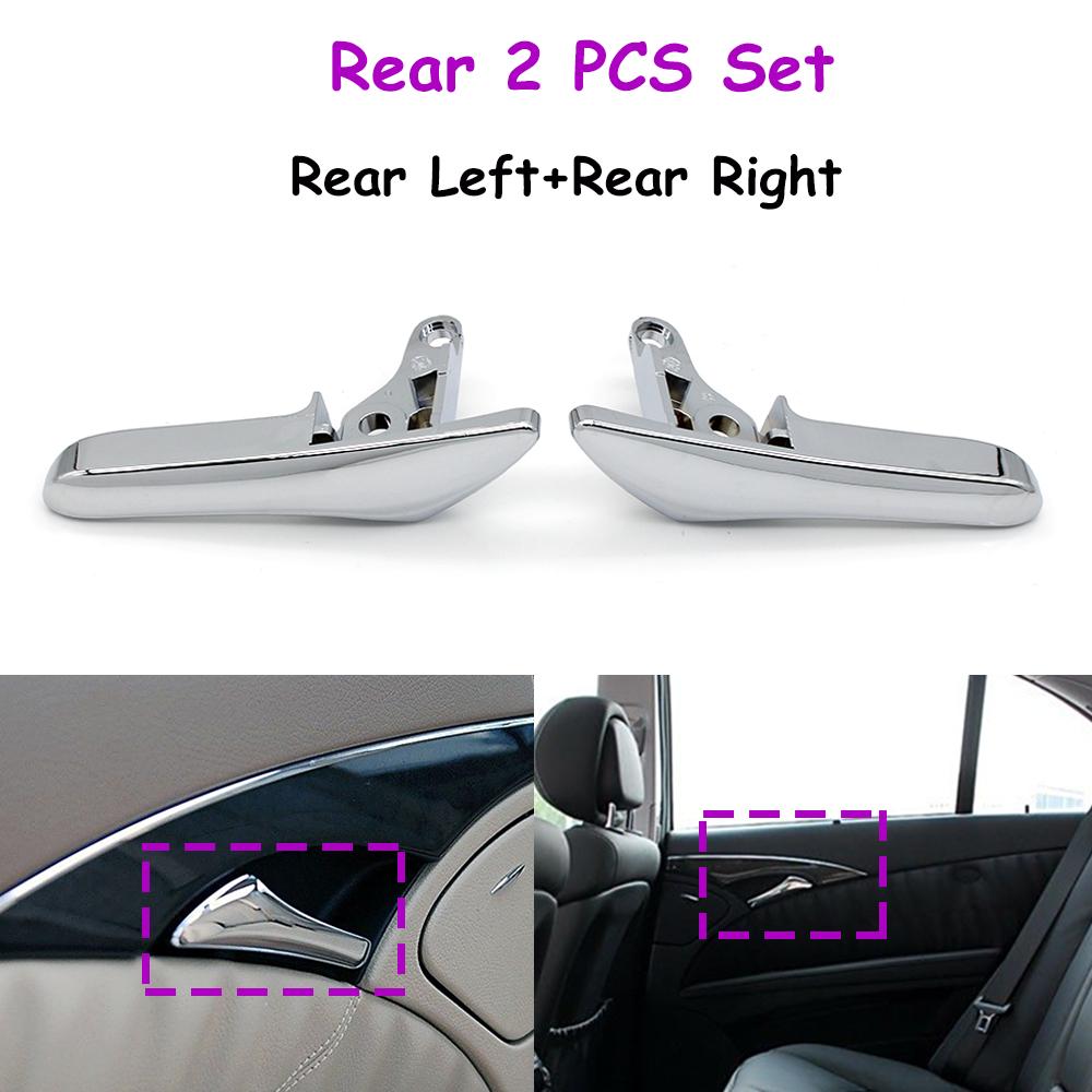 W211 W219 1PCS/2PCS Car Front Rear Left Right Chrome Door Pull Handle For Mercedes Benz E CLS Class E320 2117660124 2117660224