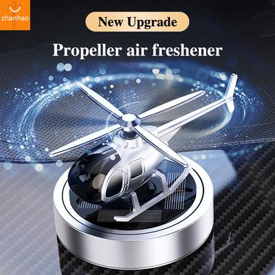 Auto Lufterfrischer Solar Hubschrauber Modellierung Dekoration Aromatherapie Auto Innen Zubehör Propeller Rotierenden Parfüm