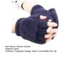 1 Pair Women Fingerless Gloves Warm Thick Winter Convertible Flip