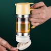 Honey Dispenser No Drip with Non-slip Bottom Honey Jar Easy to Clean And Refill Heat Resistant Glass Honey Pot for Coffee Tea Syrup