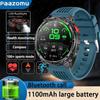 New Outdoor Smart Watch 1.7 ” 1100mAh Large Battery IP68 Waterproof LED Flashlight Bluetooth Call Sports Men Fitness Bracel