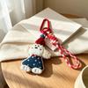 High-End Forest Style Rabbit Doll Keychain and Lanyard: Cute Girly Bag or Phone Accessory