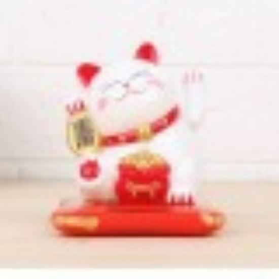 

2.5 Solar-Powered Waving Fortune Cat Ornament