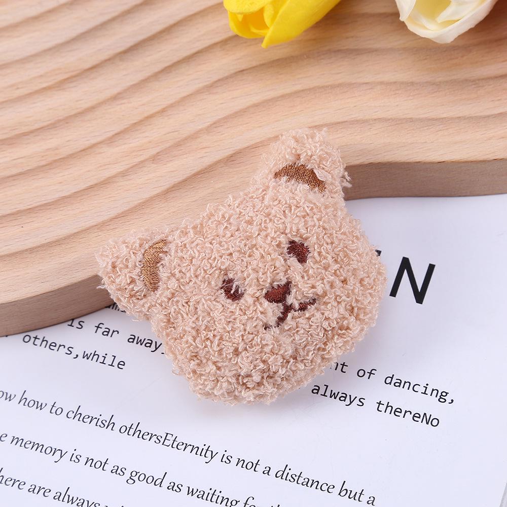 

Брошь в виде головы плюшевого медведя из мультфильма – милый 3D-аксессуар для осенне-зимней одежды и головных уборов With Brooch