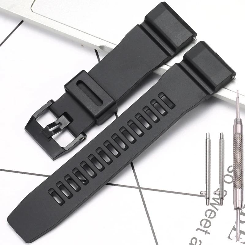 

Resin Strap Suitable for Casio GA-2200 GA-2200M GA2200 GA2000 PRW6600 Men s Series Watchband Wrist Watch Accessories 24mm матовый черный