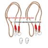 Adjustable Hanging Swing Extension and Suspension Rope Set