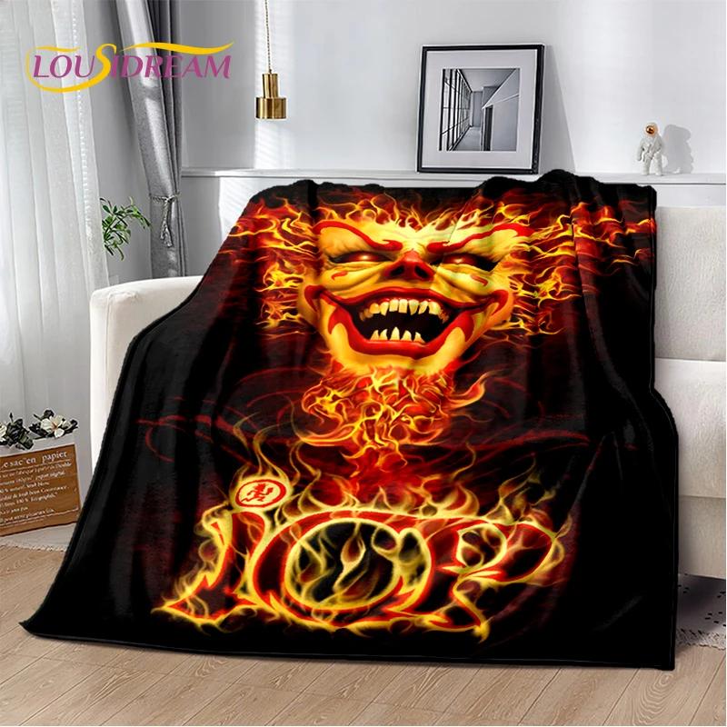 Icp Insane Clown Posse Juggalo Rap Metal Soft Flannel Blanket for Bed Bedroom Sofa Picnic,Throw Blanket for Cover Outdoors Gift