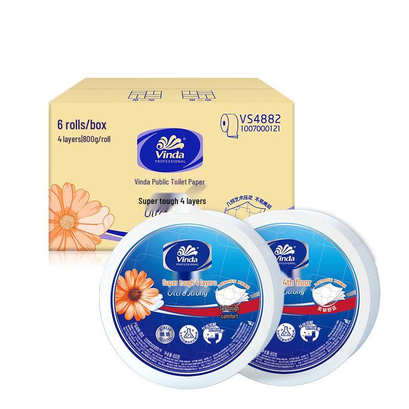 Vinda Commercial Cored Large Roll Toilet Paper