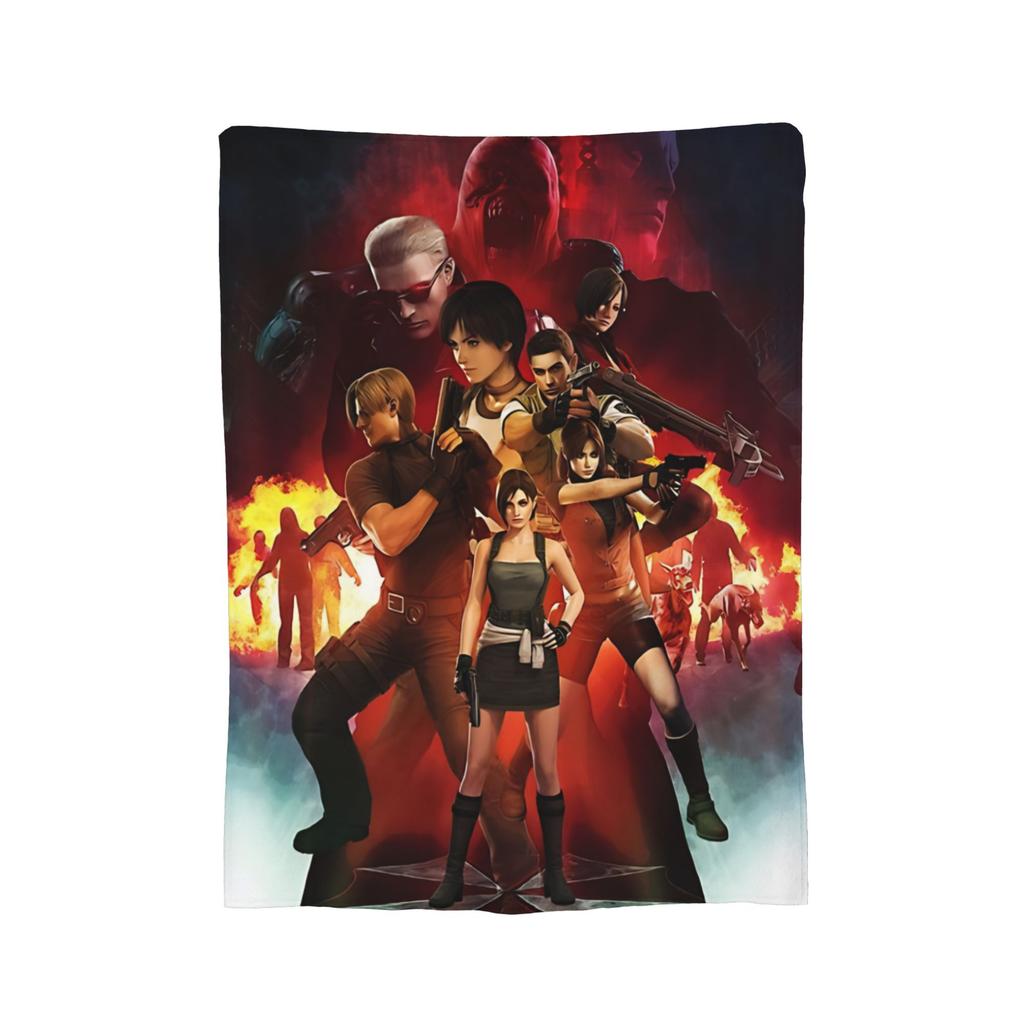 Residents Evils 9 Blanket Flannel All Season Portable Super Warm Throw Blanket for Sofa Car Bedspreads