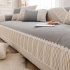 Corn Velvet Sofa Cushion, Winter Anti Slip Sofa Cover, Simple Modern Plush Seat Cushion, All Season Universal Full Cover Fabric