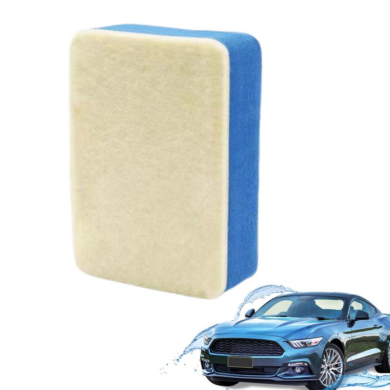 Windscreen Cleaning Polishing Pads Automatic Window Oil Film Cleaner Wool Felt Sponge for Car Windshield Decontamination Clean