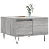 VidaXL Table basse sonoma gris 55x55x36,5 cm bois d'ingénierie 830762