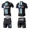 Mens Cycling Jersey Set Short Sleeve Breathable Road Bike Apparel Outdoor Sport Wear