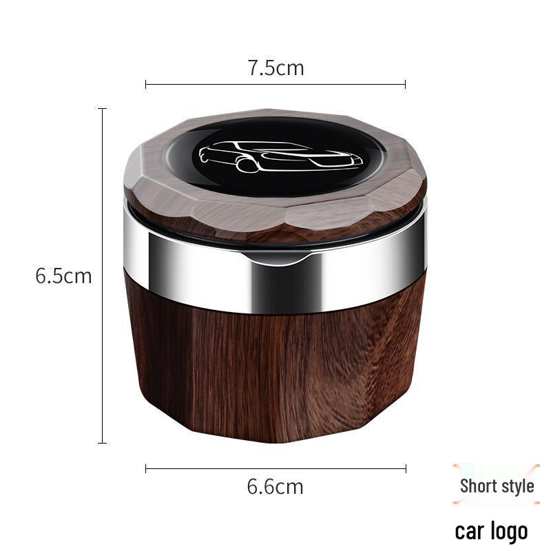 High Flame Retardant Car Ashtray with Lid & Light for 2025 GAC GS8/M8 Interior Modification