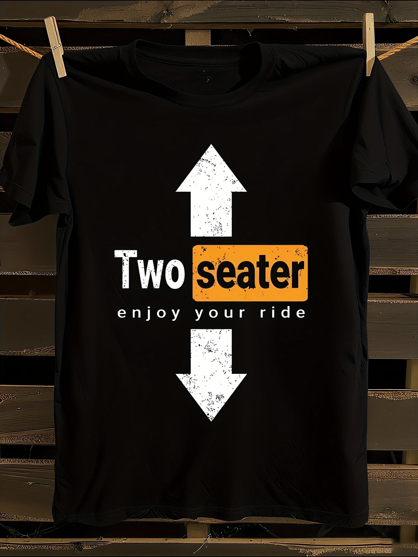 Funny Two-Seater Pun T-shirt S