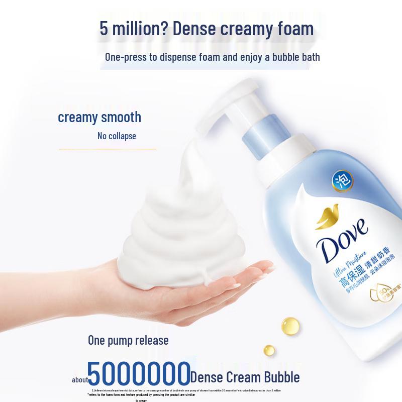 Dove Whipped Body Wash Milk Mousse