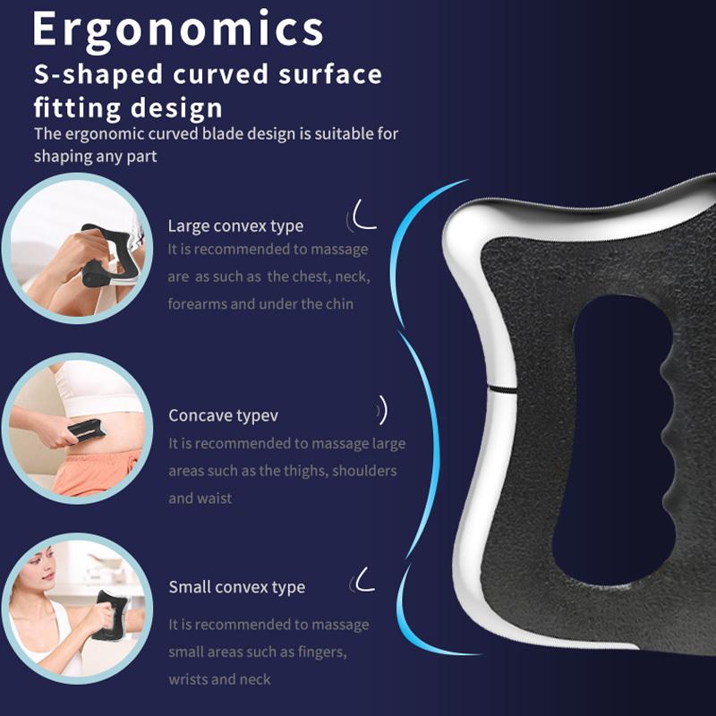 Body Fascia Gun Portable Muscle Relaxer Guasha Release Tool Usb Rechargeable Small Pro Grade Body Sculpting Fascia Knife