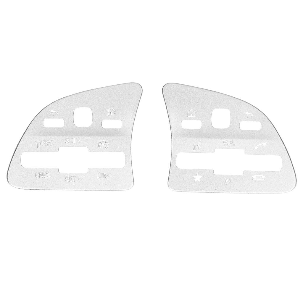 2 Stück Runde Lenkradtasten Zierabdeckung Ersatz für Mercedes Benz A B C E Klasse 2020