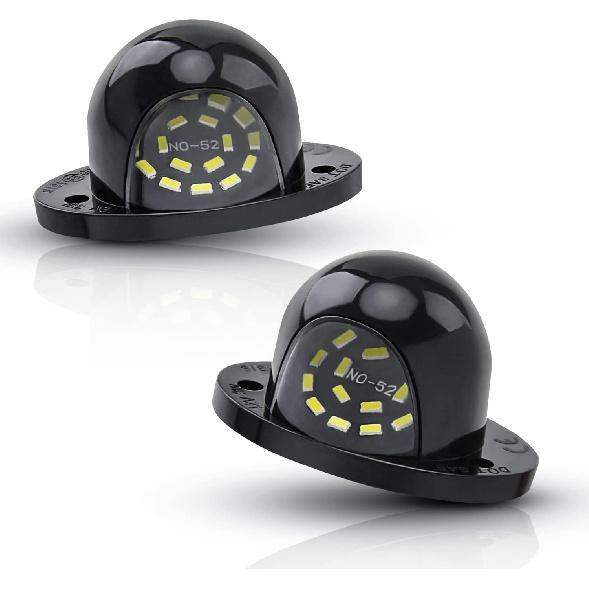 LED License Plate Lights Bright White Tag Lamp Assembly Replacement Compatible with 1994 1995 1996 1997 1998 1999 2000 2001 Dodge RAM 1500 2500 3500