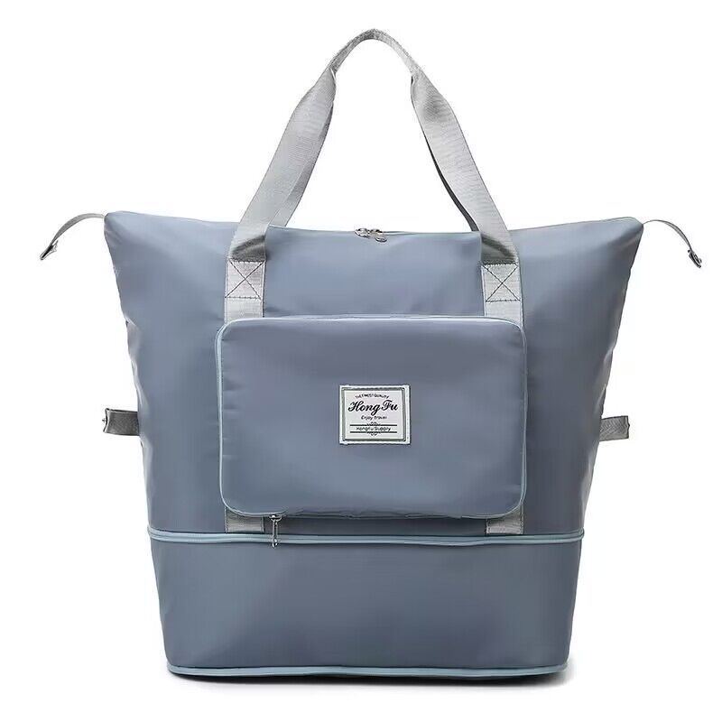 Travel Bag for Women Foldable Handheld Large Capacity Short Distance Travel Luggage Bag Storage Bag for Delivery Swimming Yoga Fitness Bag
