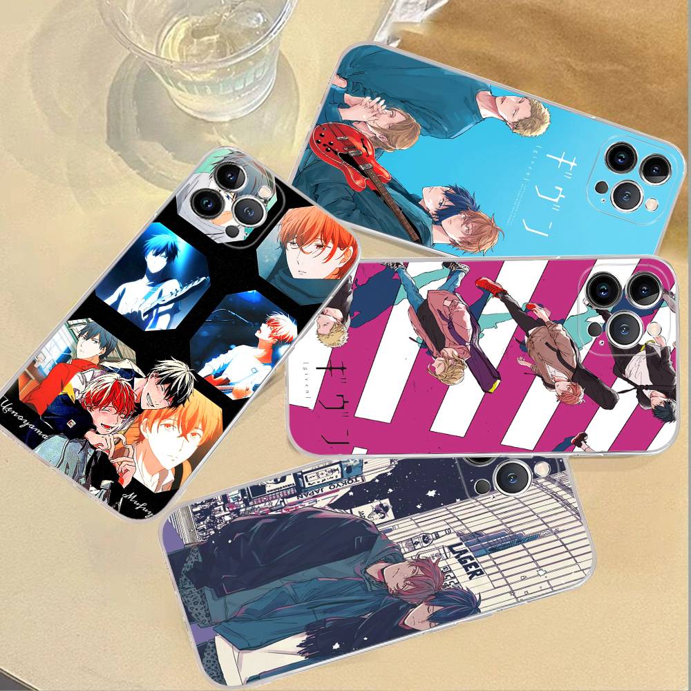 Japanses Cartoon Given Transparent Phone Case For IPhone 17 Air 16 Pro Max 15 14 13 12 11Plus Shockproof Cover