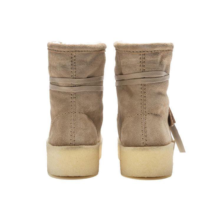 Clarks Originals Round Toe Lace-Up Ankle Boots Women ankle boots Light-Brown 261634124